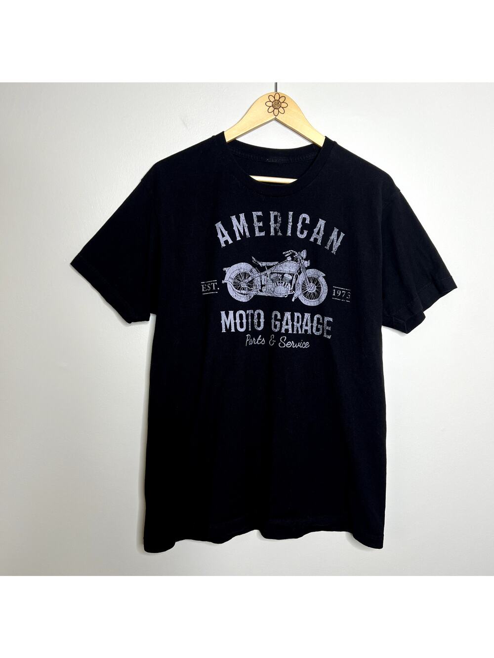 Men's American Moto Garage Short Sleeve Tshirt